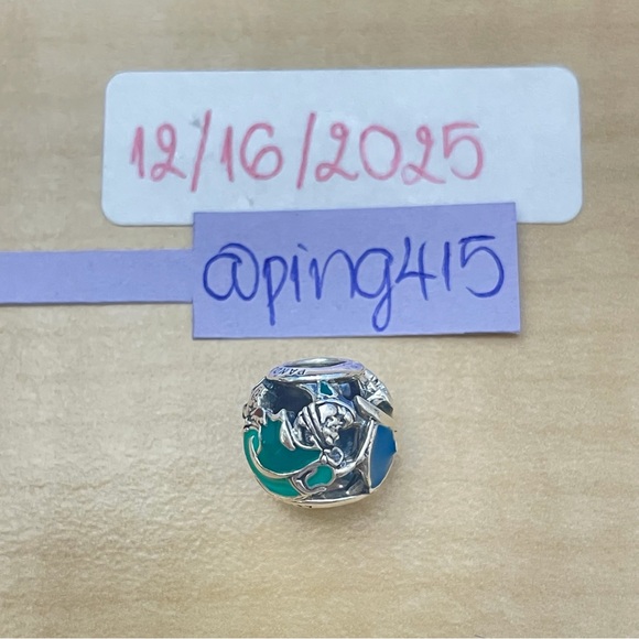 Pandora HTF Disney Aurora's Fairy Godmothers Charm - Picture 7 of 14